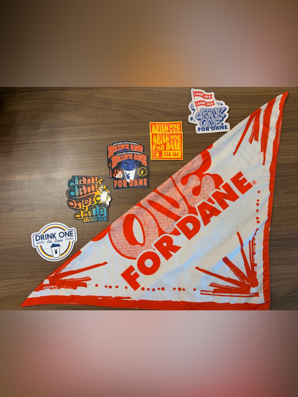 Dutch Bros D14D Sticker and Bandana Set